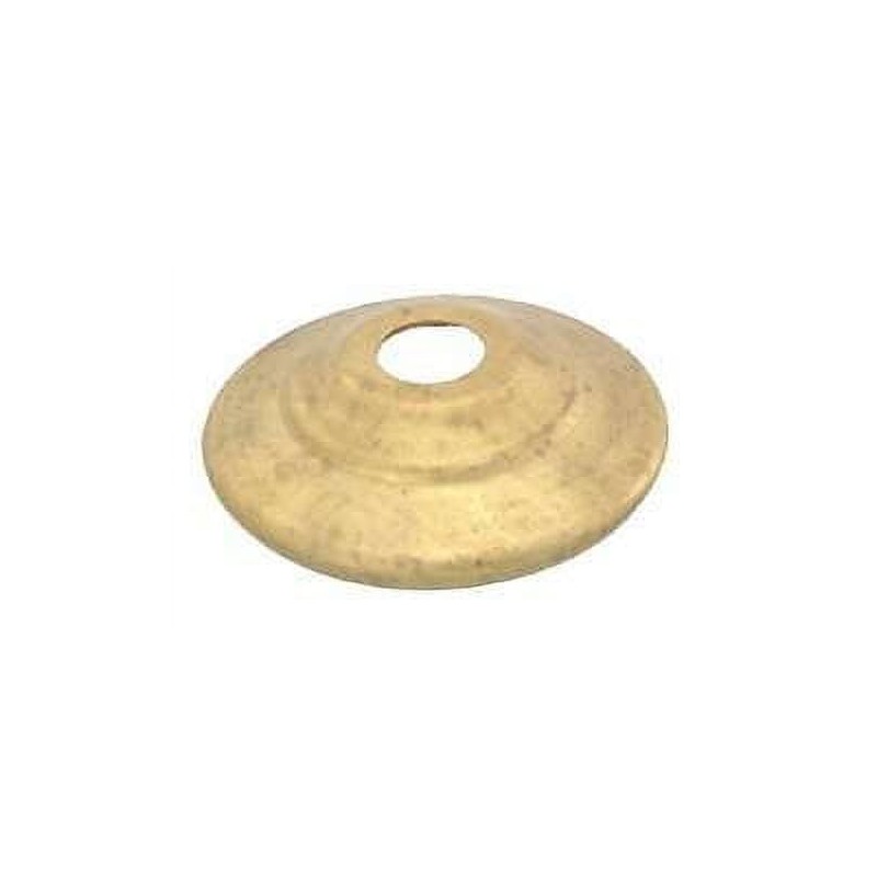 B&P Lamp® 6 Inch Diameter Solid Brass Vase Cap, Unfinished