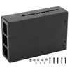 For Raspberry Pi 4B Aluminum Alloy Case MultiHoles Protective Cooling