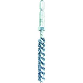 TRUSCO TB-6831 Hexagonal Shaft Screw Brush with Abrasive Grain Nylon Φ0.4 inches (10 mm) Wire Diameter 0.24 inches (0.61 cm)