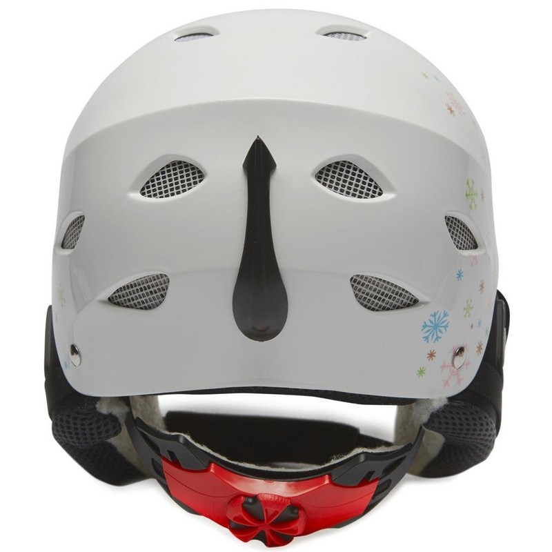 DIRTY DOG Kids' Orbit Ski Helmet, White, One Size