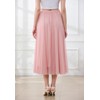 Tulle Skirts for Women, Elastic High Waist A Line Basic