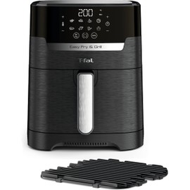 T-fal Air Fryer & Grill Combo Digital, 2-in-1, 4.4 Qrt, black
