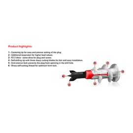 fischer 50 Piece DUOBLADE Self-Drilling Drywall Anchor (for #4-8 Screw Sizes)