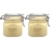 Josie Maran 2-pack 10 oz Argan Sugar Balm Body Scrub PmpkinCremeBru