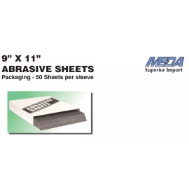 80C GRIT GARNET PAPER 9" x 11" ABRASIVE SHEETS ITEM NUMBER 037-314