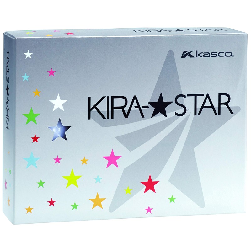 Kasco Kira Star 2 Golf Ball, White Dozen
