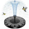 AISITIN Solar Power Bird Bath Fountain Pump Upgrade 2.5W 160mm