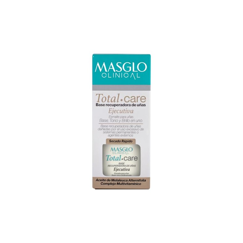 Base Masglo Clinical Recuperadora de U?as Maltratadas Tono Ejecutiva 13.ml-esmalte