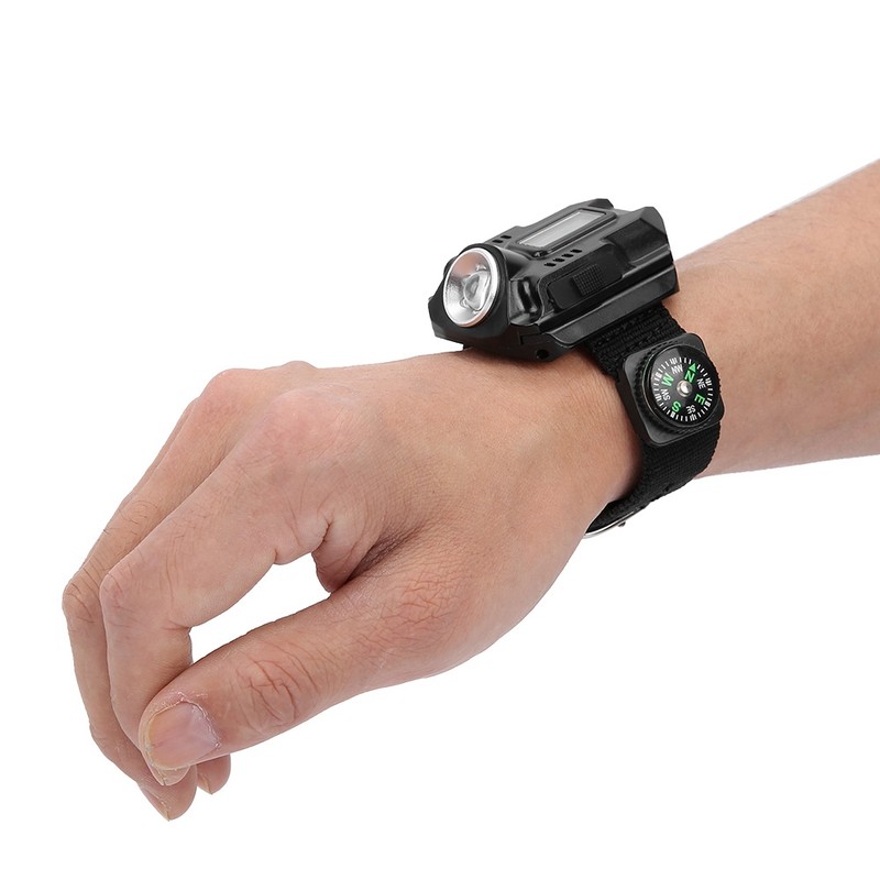 LED Wrist Watch Flashlight USB Rechargeable LED Wristlight Watch with