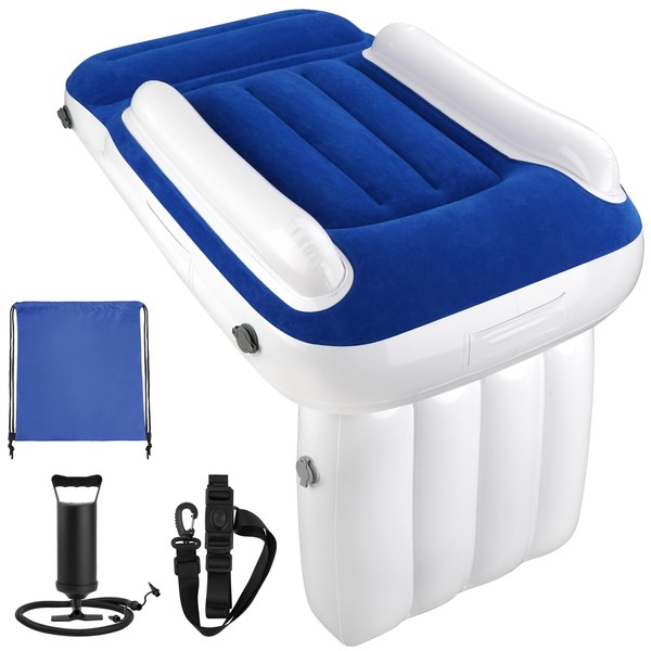 VELLAA Toddler Airplane Bed for Baby, Inflatable Toddler Travel Bed
