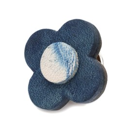 Amanogawa Boutonniere Fukuyama Leather Flower Tuck Pin Lapel Pin Brooch Pin Pin Brooch, E type