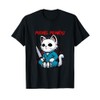 Funny Cat Motif Crazy Cat Graphic Michael Meowers Cat T-Shirt