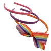 Topkids Accessories Rainbow Pride Bow Headband 3pcs, Unisex Pretty Rainbow