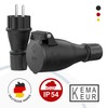 Schuko Plug & Coupling Set - Robust IP54 230 V