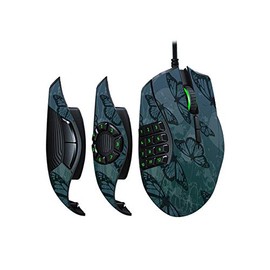 MightySkins Skin Compatible with Razer Naga Trinity - Dark Butterfly | Protective, Durable, and Unique Vinyl Decal wrap Cover | Easy to Apply, Remove, and Change Styles | Made in The USA