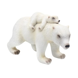 The Leonardo Collection Polar Bear With Baby Figurine For Home & Office | Home Decor Ornaments Gift For Women & Men | Beautiful Figurine For Indoor & Outdoor | Living Room Decor Ornaments