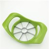 Apple Slicer and Corer, Stainless Steel Blades, Green Plastic Handle