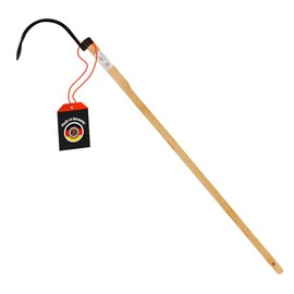 SHW-FIRE | Organic Cultivator 135 cm with Forged Sautooth Robust Special Steel, Ergonomic Ash Wood Handle, Ideal for Raised Beds and Closely Planted Gardens | Made in Germany