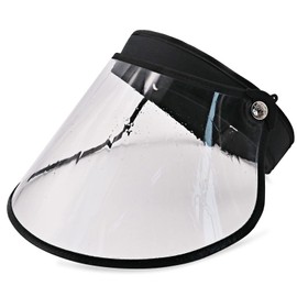Gokei Rain Visor, Anti-Fog, No Water Drops, Rain Hat, For Bicycles, Rain Hat, Clear Visor, Rain Protection, Rain Bazer, Women's, Transparent, UV Protection, UPF50+, Pollen Visor, Non-slip, Raincoat, Rain Sun Visor, One Size Fits All