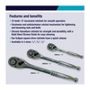 Eclipse Professional Tools EMRH14 ¼ All Metal Square Drive Ratchet