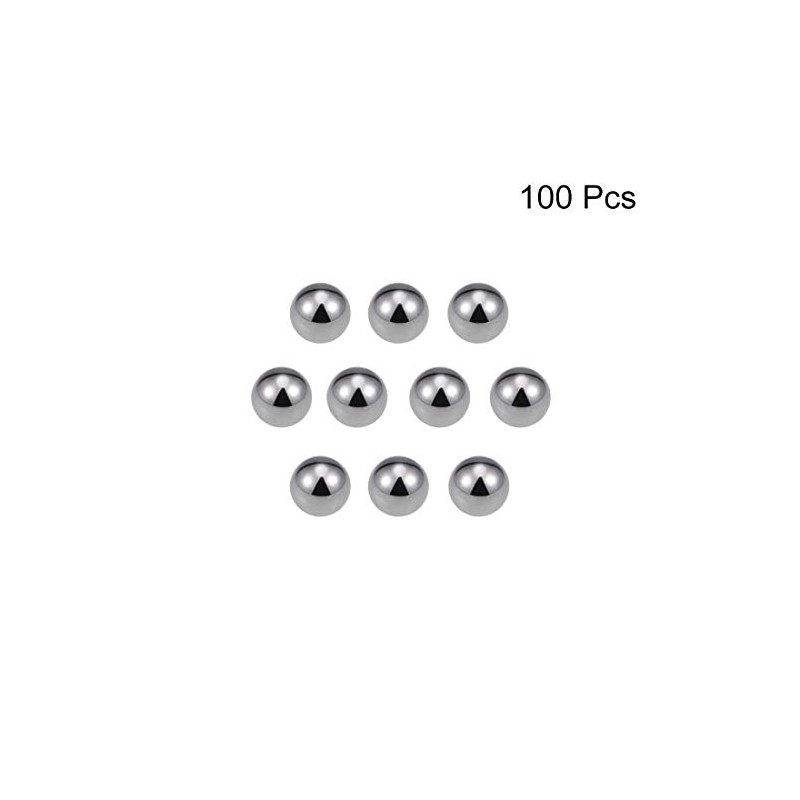 sourcing map 9mm Carbon Steel Bearing Balls Precision Balls 100pcs