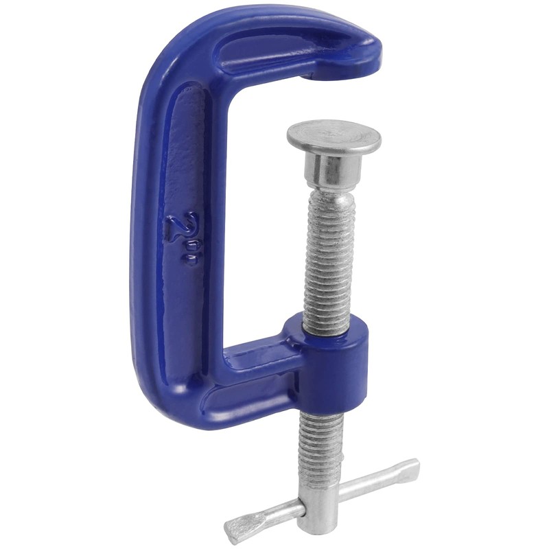 FUNSUEI 16 PCS 2 Inches C Clamp, Heavy Duty Iron