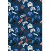 GAMER Fleece Blanket - Gaming Controller Design - Bed Throw