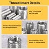 sourcing map 20pcs Thread Repair Inserts M6 x 1 Male