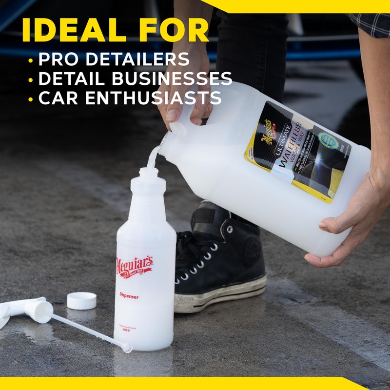 Meguiar's Ultimate Waterless Wash & Wax, Scratch-Free Waterless Car Cleaning