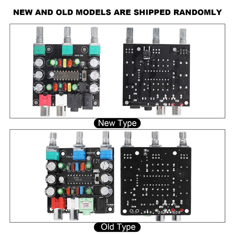2 Channels Amplification Preamp Board Upgraded HiFi Sound Audio Mixer