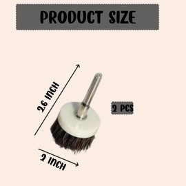 2PCS Wood Carving Set for Polishing Wheel，Wood Carving Drill Buffing Polishing Wheel for Woodworking，Stump Grinding Tools for Wood Dust Cleaning,Sanding and Polishing