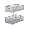 Mind Reader Accessory Organizer, Supply Storage, Makeup, Office, Kitchen, Metal
