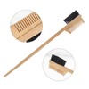 Healvian Wooden Eyebrow Styling Brush Set Small Multi-Effect Comb for