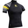 CRESSI Shield Lady Rash Guard Short/SL Black Yellow- Rash Guard
