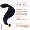 MY-LADY Keratin Bond Hair Extensions 18 Inch U Tip Pre