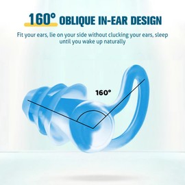 CCZAILAI Ear Plugs for Sleeping Noise Cancelling Earplugs Anti Noise Ear Plug Sound Insulation Ear Protection Earplugs Sleeping Plugs with 1 Eye Mask