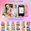 Ainiv Kid Smart Phone for Girls, Pink Unicorns Kids Toy
