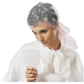 Hairdressing veil, white