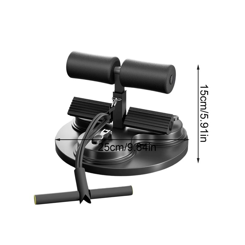 Sit Up Foot Holder with Elastic 2 Suction Cups and