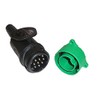 leisure MART Towing Plug 13 Pin 12 Volt Euro Plastic