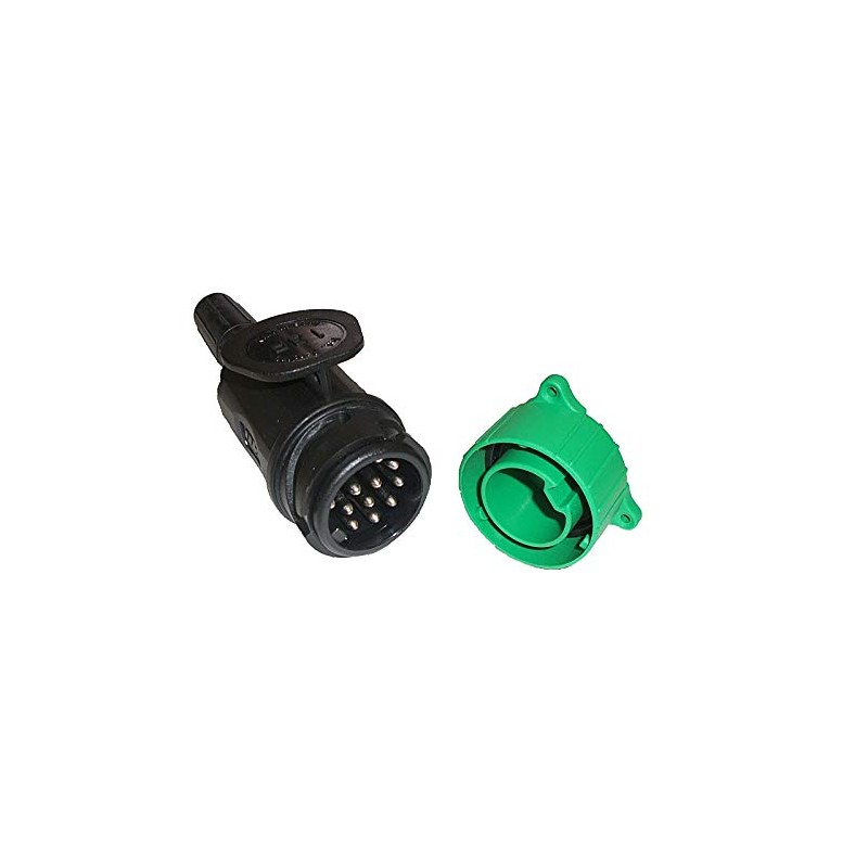 leisure MART Towing Plug 13 Pin 12 Volt Euro Plastic
