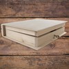 Lockable Wooden Book Shaped Box Decorative Bookcase Accessories Holder Hiding