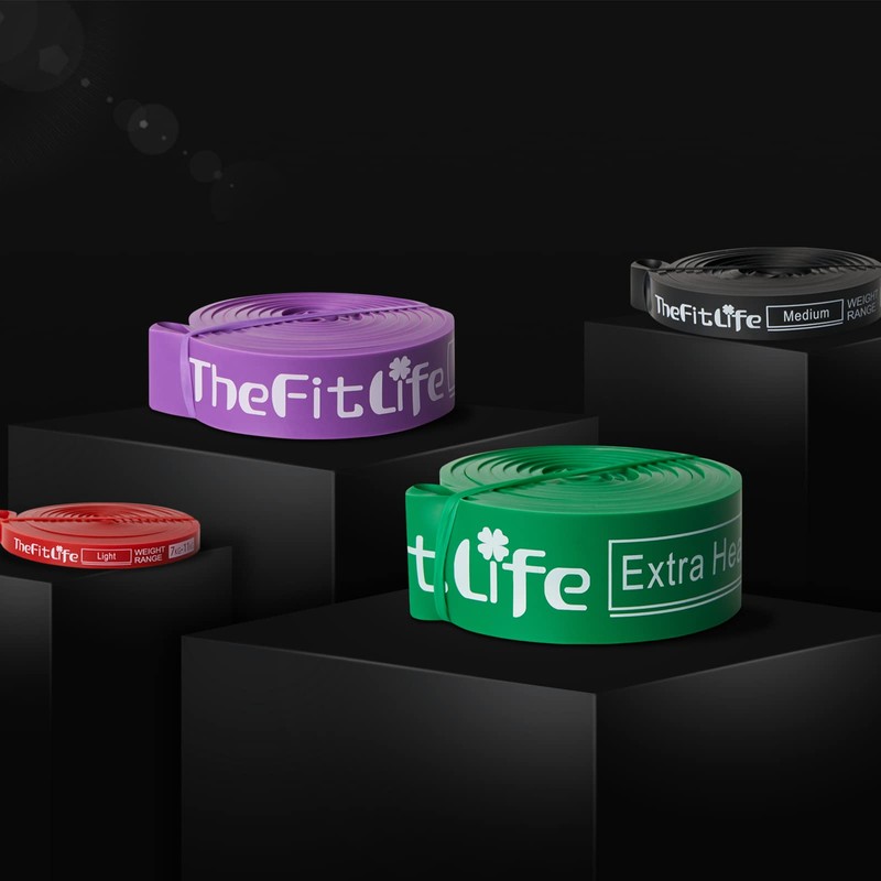 TheFitLife Resistance Pull Up Bands - Pull-Up Assist Exercise Bands,