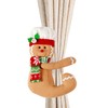 Gingerbread Man Christmas Tree Topper Decorations,Unique Funny Xmas Plush Stuffed