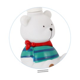 Ipetboom 1pc Cartoon Press Type Lotion Dispenser Bottle Refillable Lotion Pump Container for Shampoo Shower Gel Hand Soap Compact Lightweight Design for Travel Use