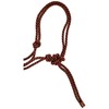 Weaver Leather Diamond Braid Rope Halter and Lead Sangria/Gold, Average