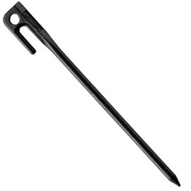 Coleman 2000017189 Steel Solid Pegs 8.9 inches (20 cm) (Black) 1pc