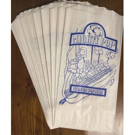 Vintage Popcorn Bags - Pack Of 10, Junk Journal, Ephemera, Scrapbooking