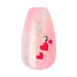 KISS imPRESS Press-On Manicure Limited Edition Valentine Nails, ‘Best of Me', 30 Count