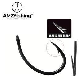 AMZfishing® Carp Hooks Curve Shank Laser 3X Carp Hooks Fishing Hooks Carp Boilie Hooks Carp Rig Carp Fishing Carp Bait (20, f: #12)